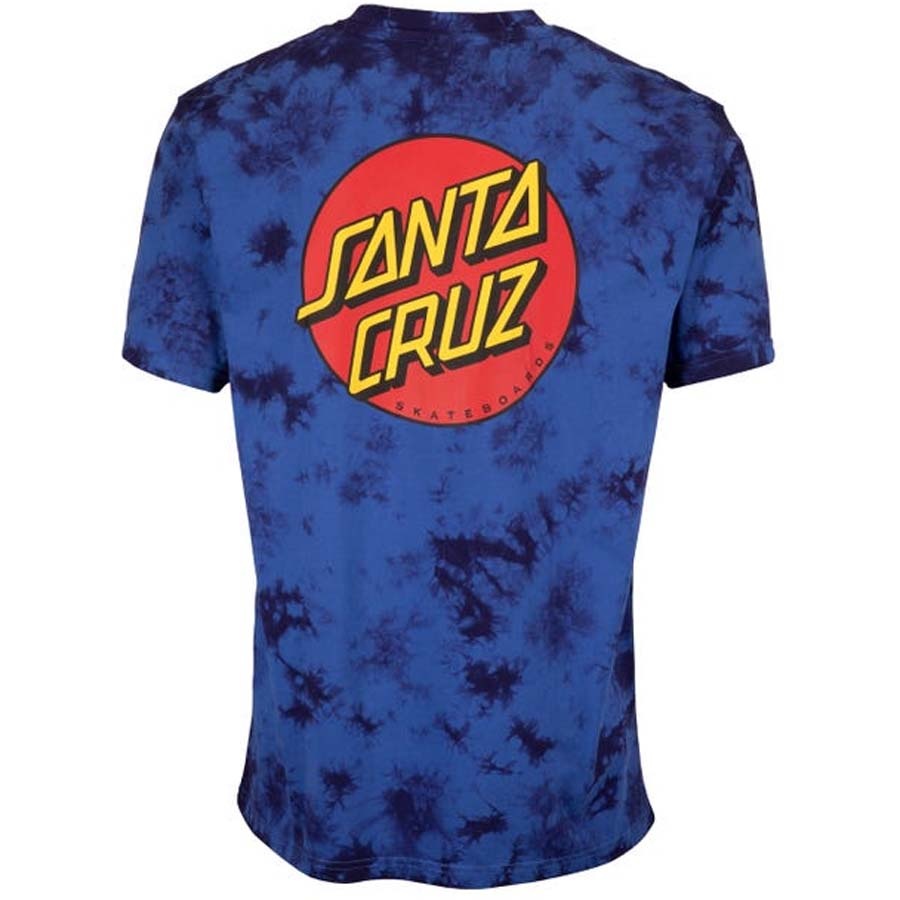 Classic Dot Chest T Shirt Royal Cloud Dye