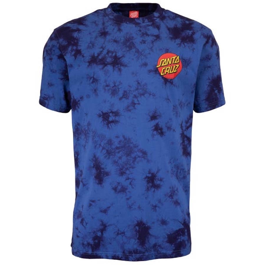 Classic Dot Chest T Shirt Royal Cloud Dye