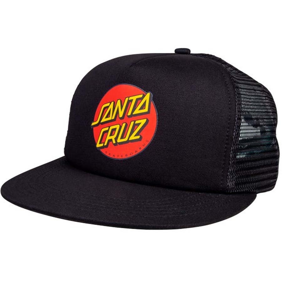 Cap Classic Dot Mesh Black Black OS Adult