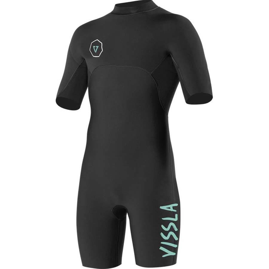 2/2 mm Back Zip Spring Black Wetsuit Boys