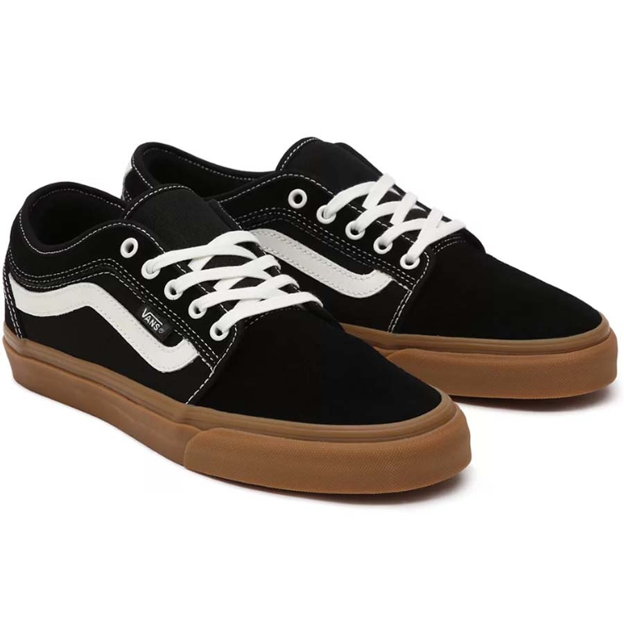 Chukka Low Sidestripe Black Shoes