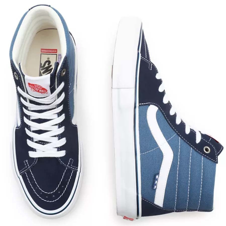 Skate Sk8-Hi Navy White SS22 Skate Shoe
