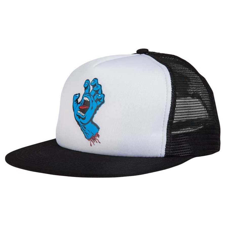 Cap Classic Dot Mesh Cap White Black OS Adult