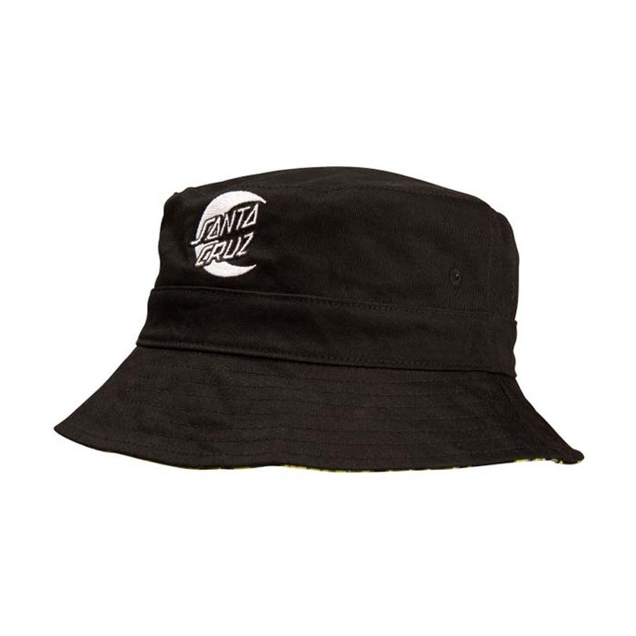 Cabana Bucket Hat Black Green Hands