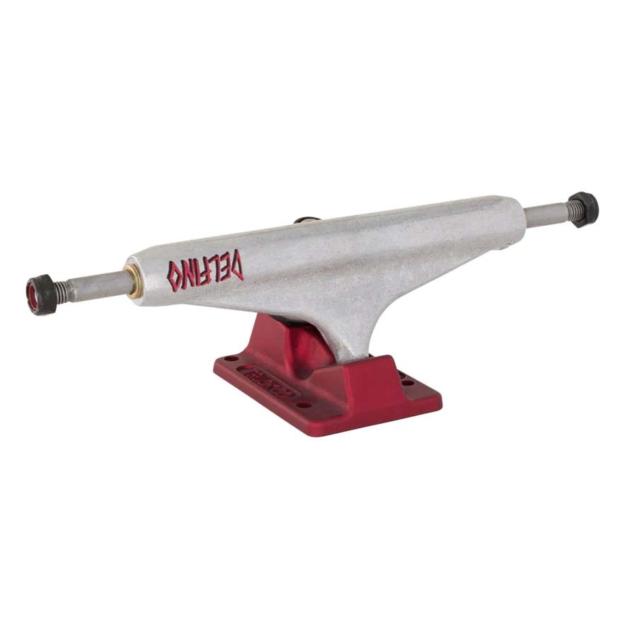 144 Stage 11 Hollow Delfino Trucks Silver Red