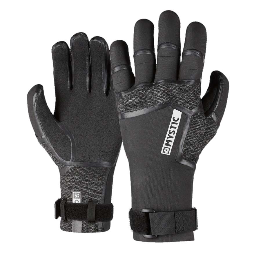 Supreme Glove 5mm 5 finger Precurved Black