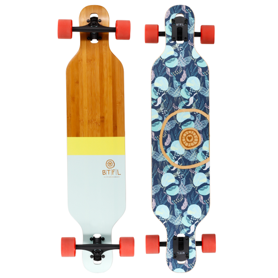 38" Malou Dropthrough Cruiser Longboard Complete