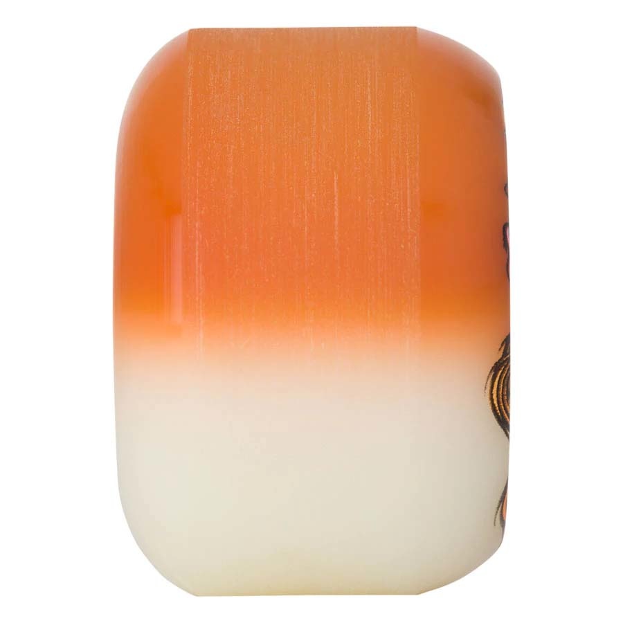 56mm 95a Hairballs 50 50 White Orange Wheels