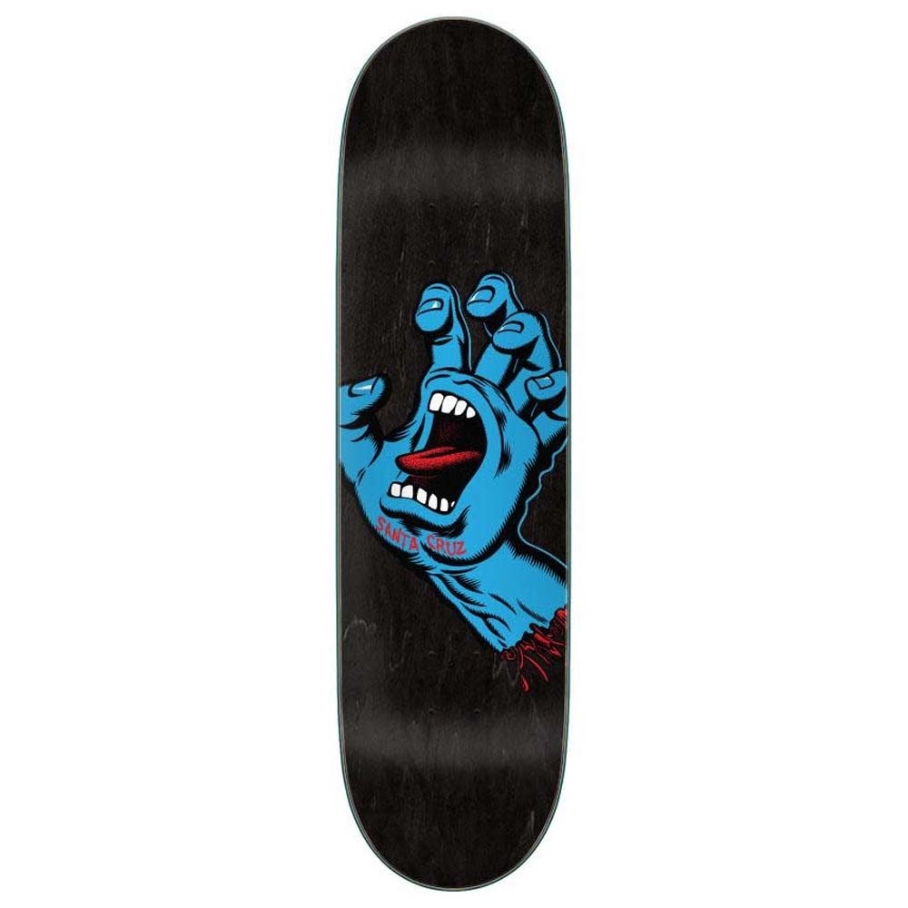 8.6" Screaming Hand Skateboard Deck Black
