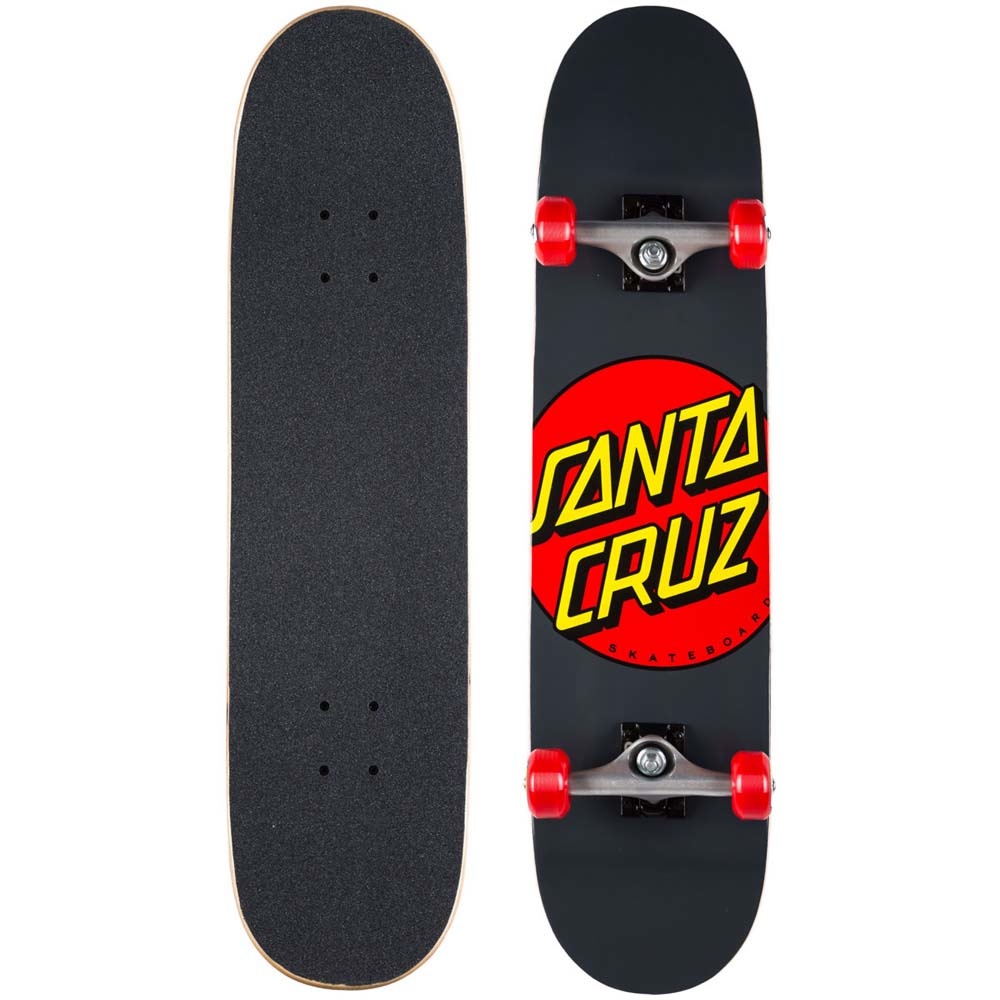 Classic Dot Black 8.0 Complete Skateboard
