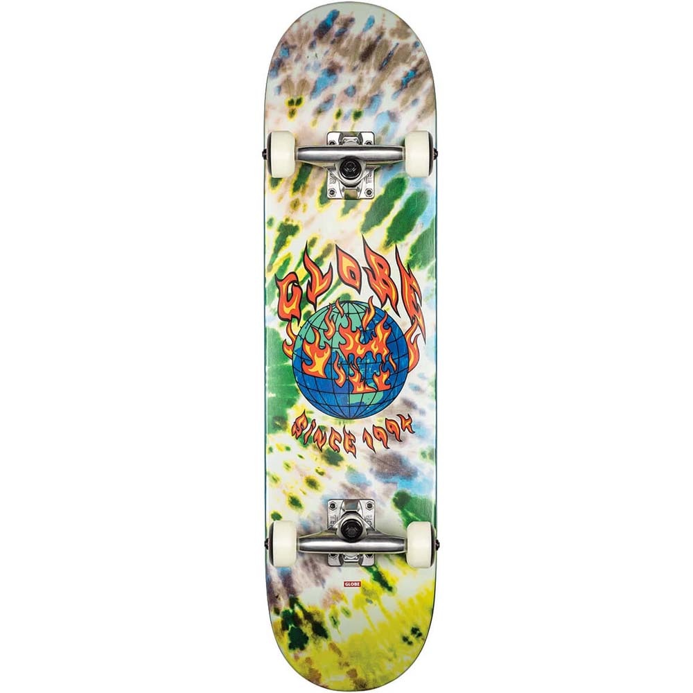 7.75" G1 Ablaze Tie Dye Complete Skateboard