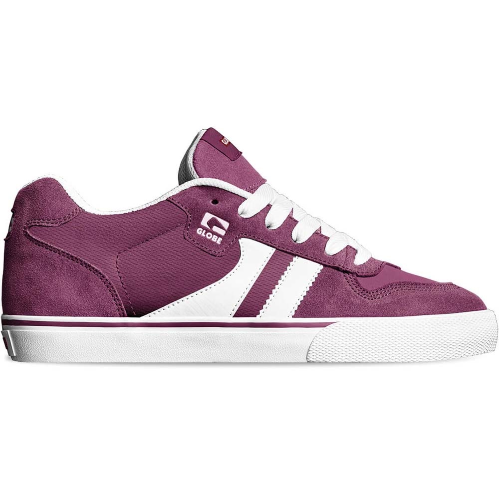 Encore Beetroot/White Skate Shoe