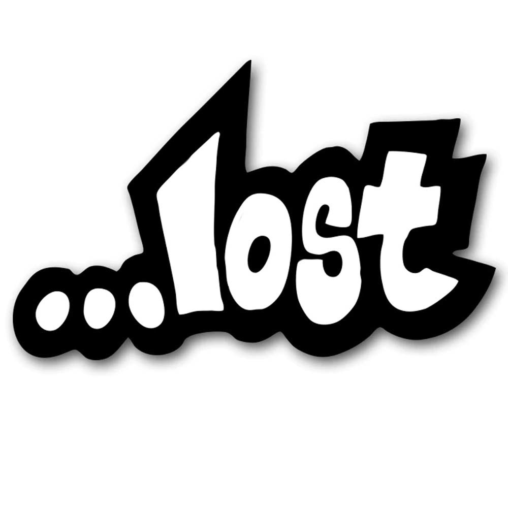Lost Logo Sticker