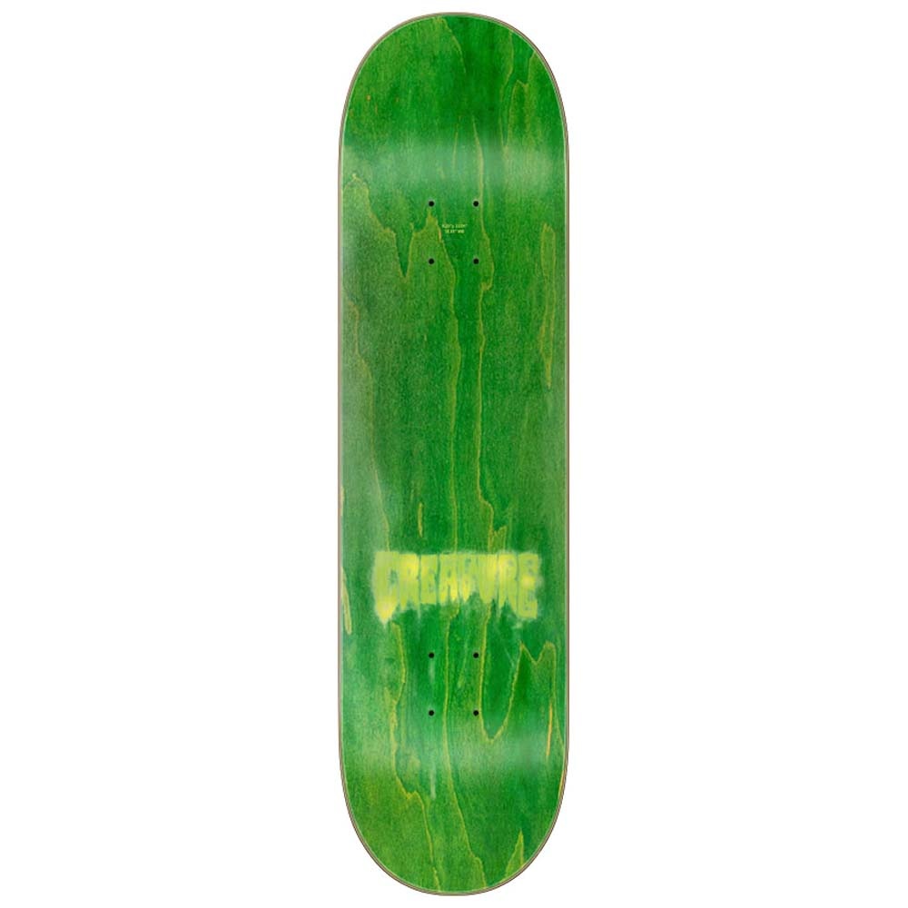 8.25" Erosion LG Black Green Skateboard Deck