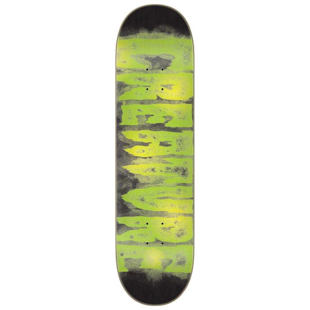 8.25" Erosion LG Black Green Skateboard Deck