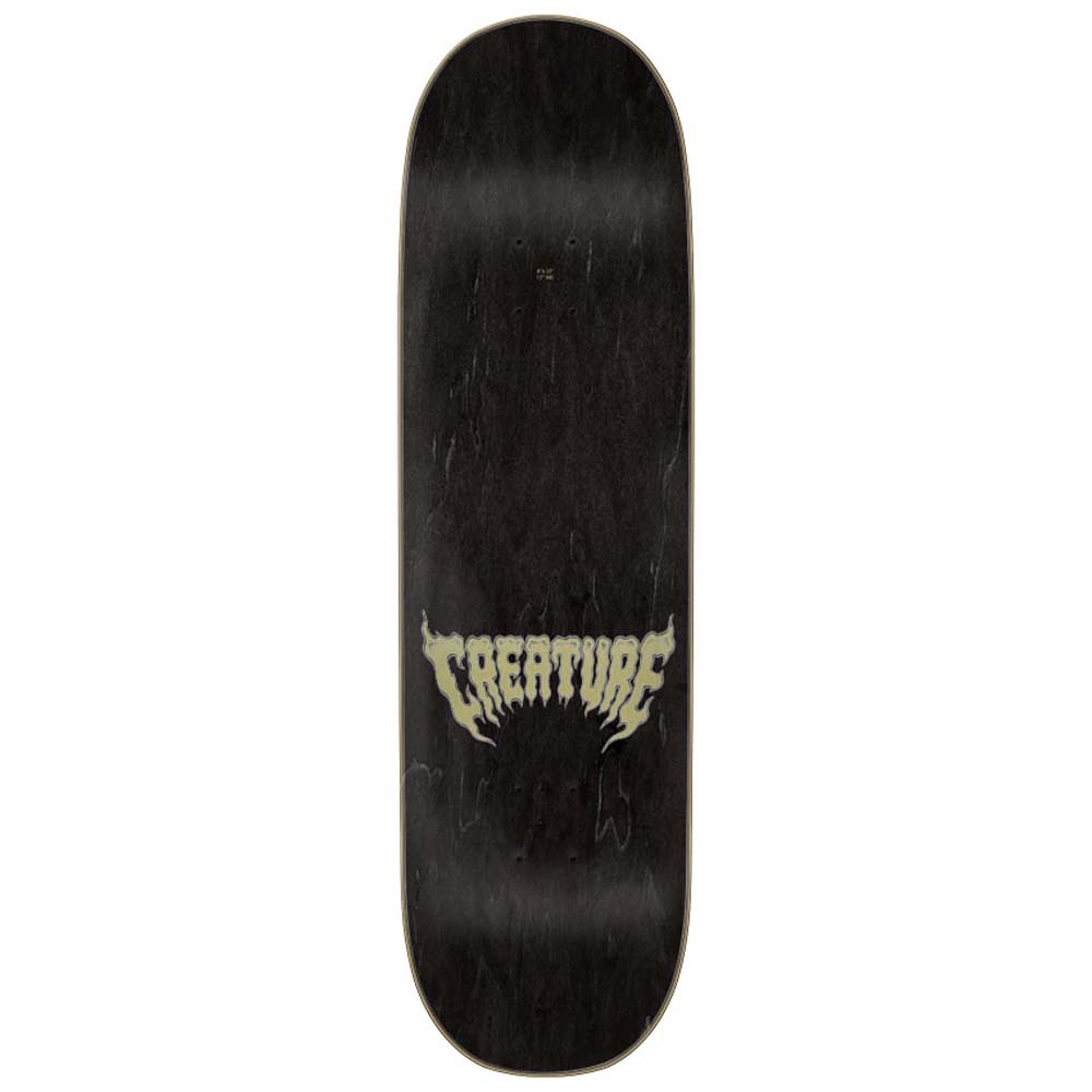 9.0" Kimbel Gas Can Flame Black Skateboard Deck