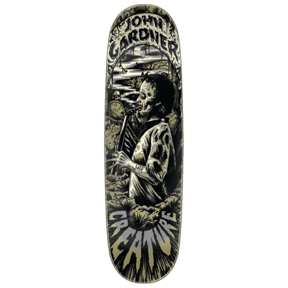 8.8" Gardner Horrifico Black Skateboard Deck