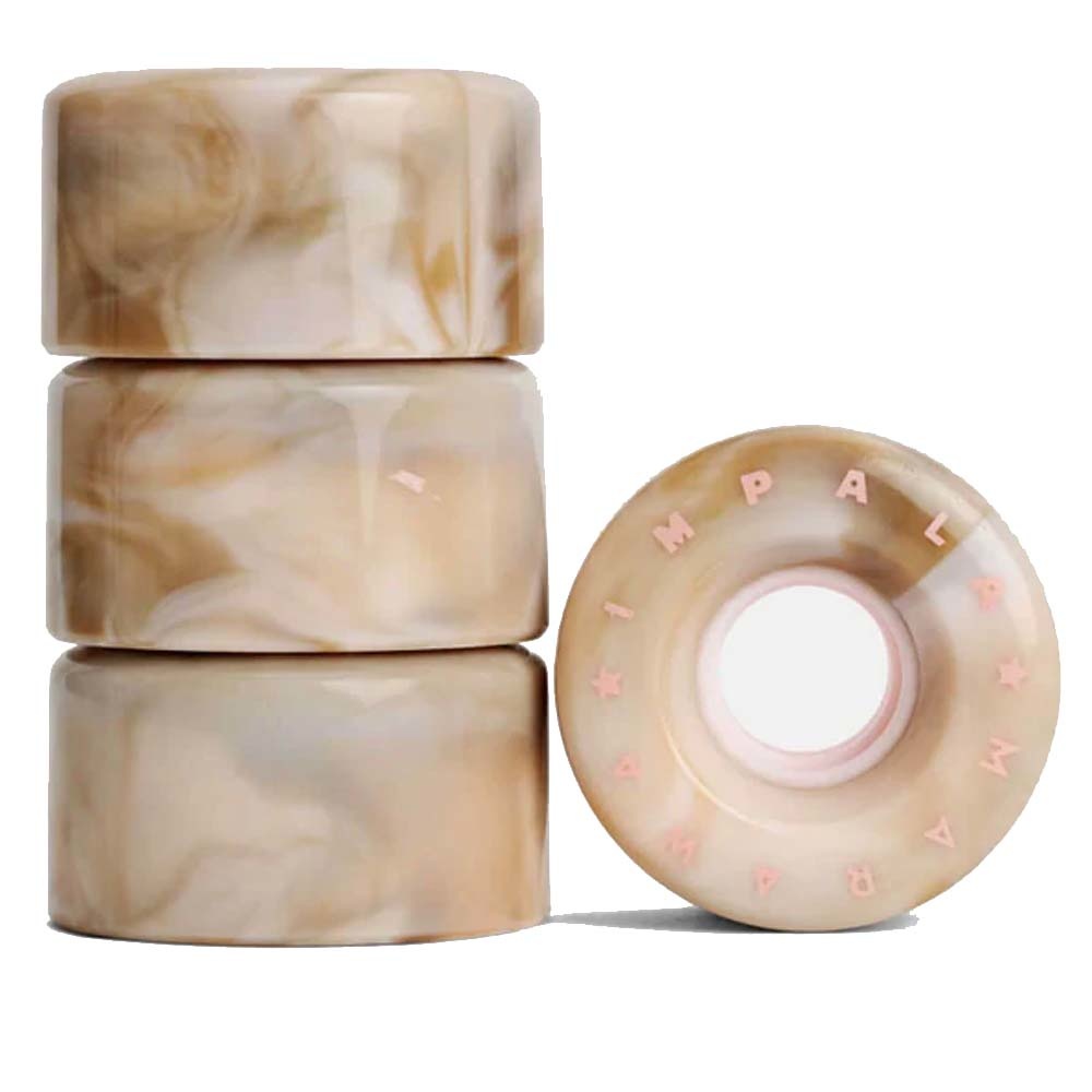 58mm 82A Marawa Rose Gold Replacement Rollerskate Wheels 4pk
