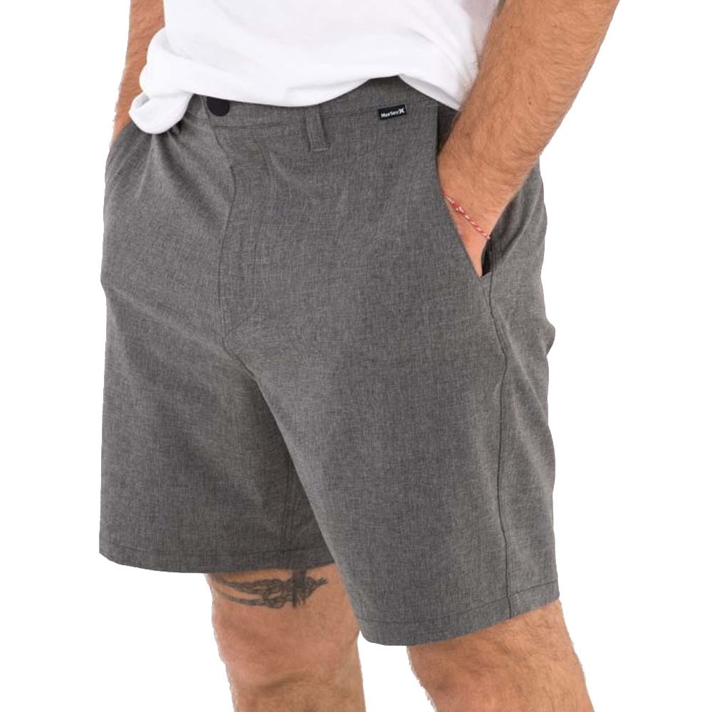 18' Phantom Black Heather Walkshort