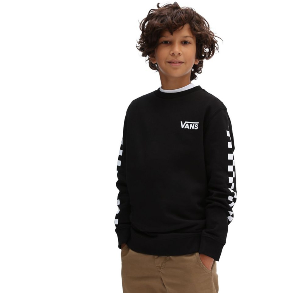 Exposition Check Black Sweater Boys