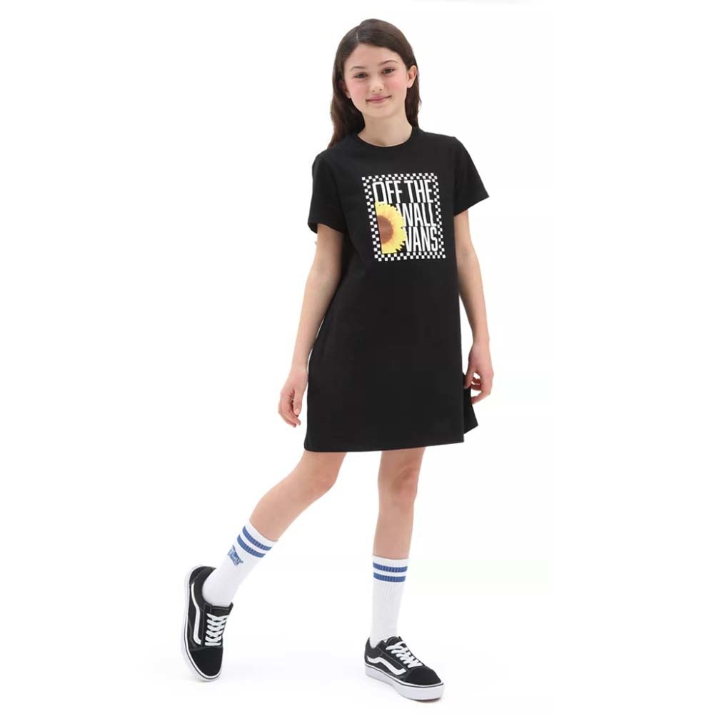 Girls Sunlit Crew Black T-Shirt