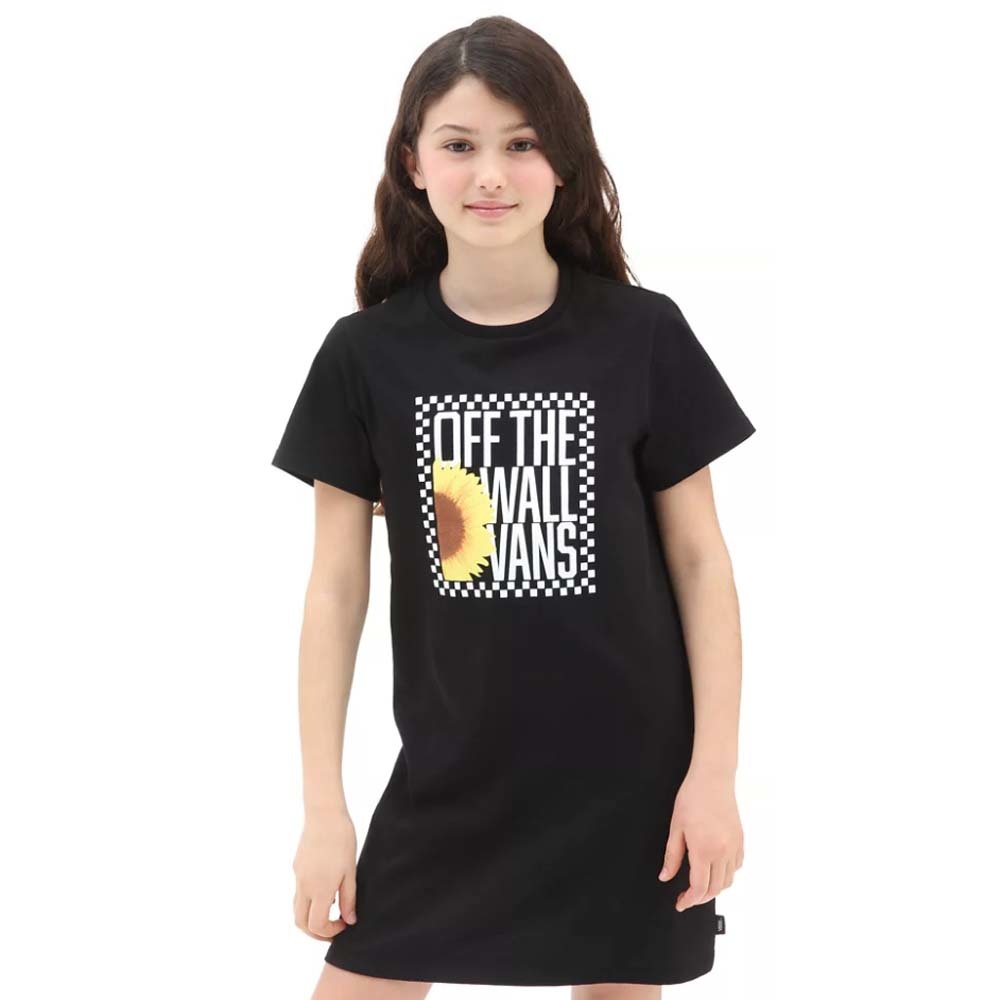 Girls Sunlit Crew Black T-Shirt