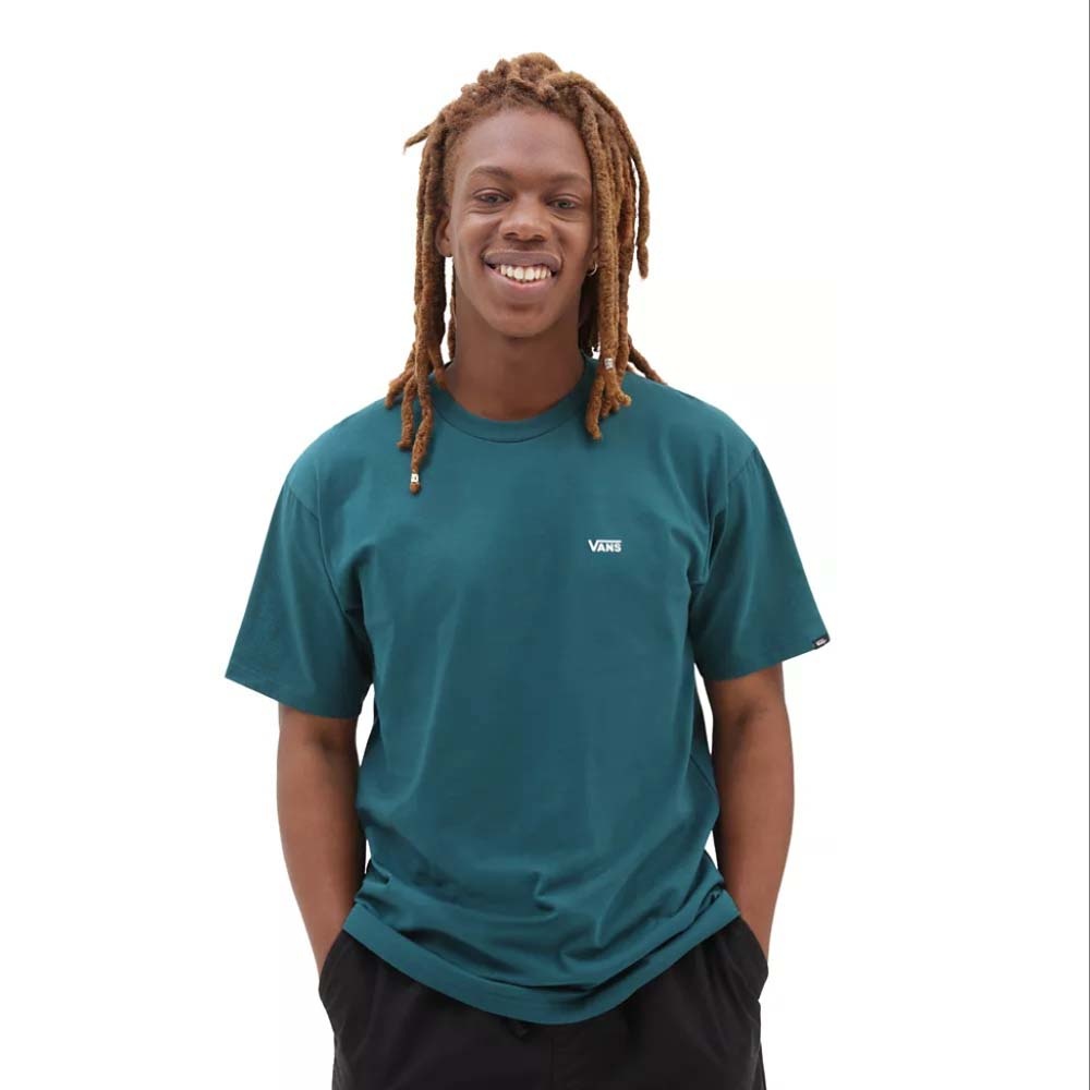 Left Chest Logo Deep Teal/White T-Shirt 2022