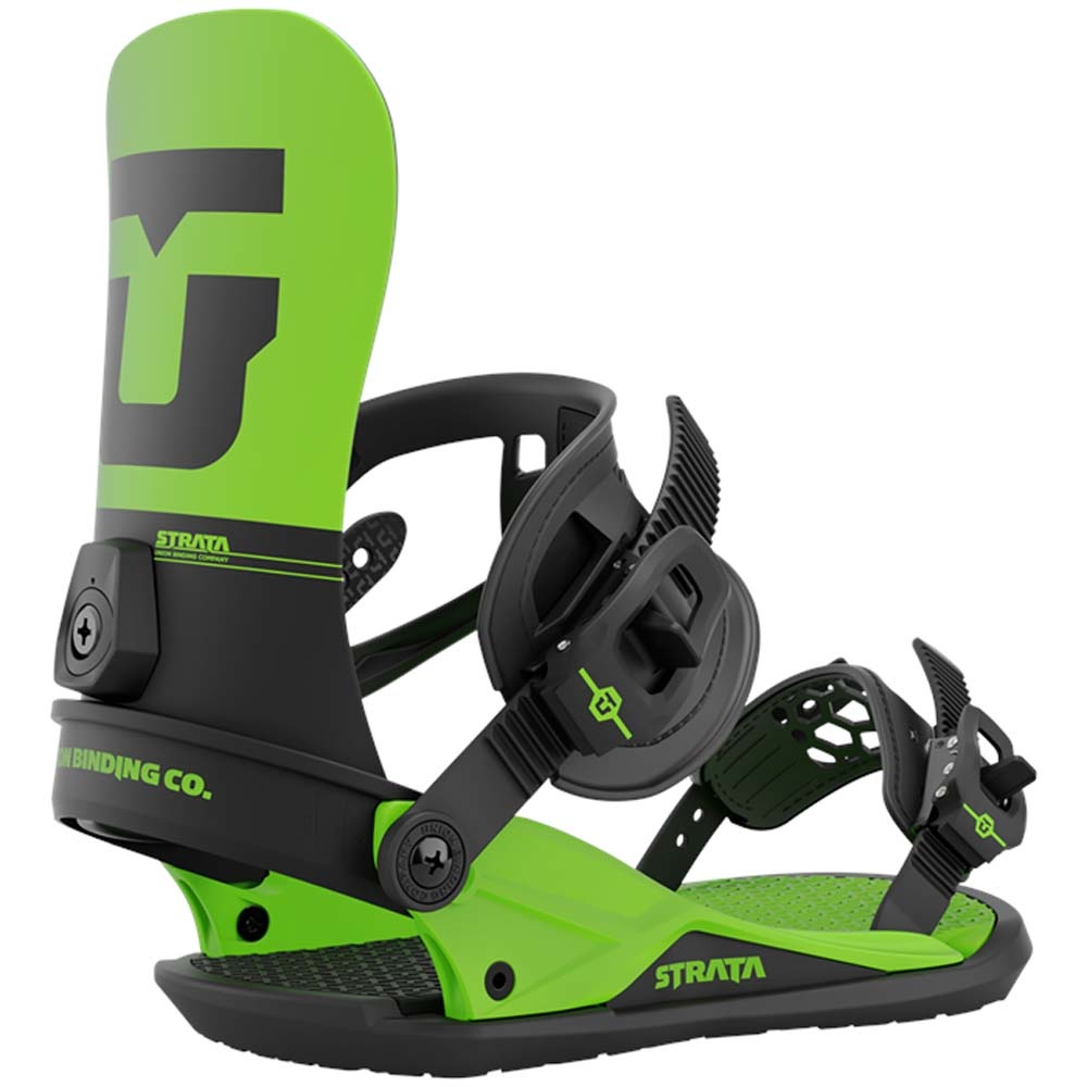 Strata (Team Hb) Acid Green 2023 Snowboard Binding WestSite Gent