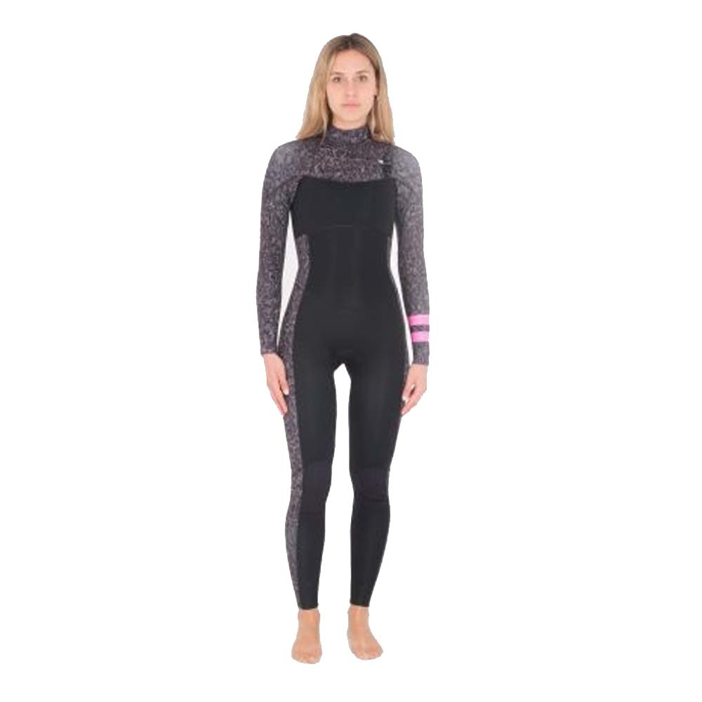 4/3mm Womens Advantage Plus Full Wetsuit Black/Bright Mango/White