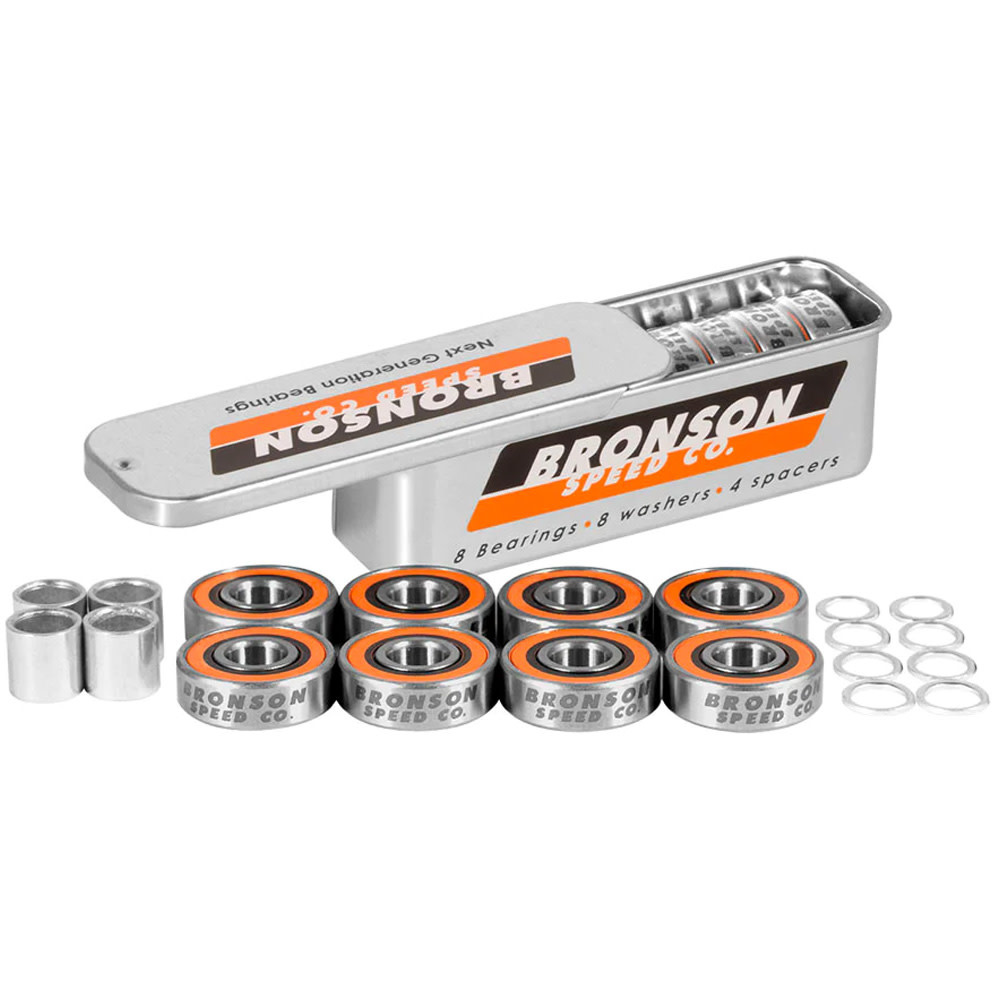 G3 Orange Silver Speed Skateboard Bearings Box 2022