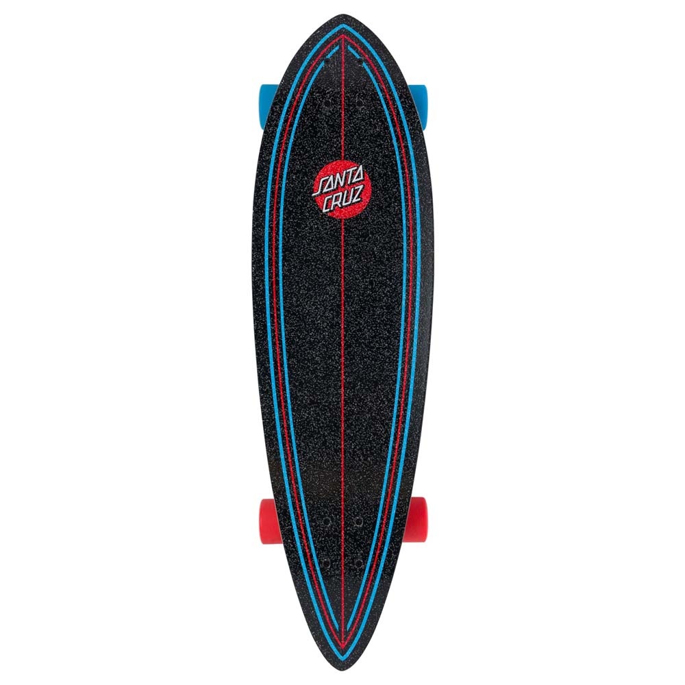 X Stranger Things 33.0" Screaming Hand Blue Red Pintail Longboard Complete