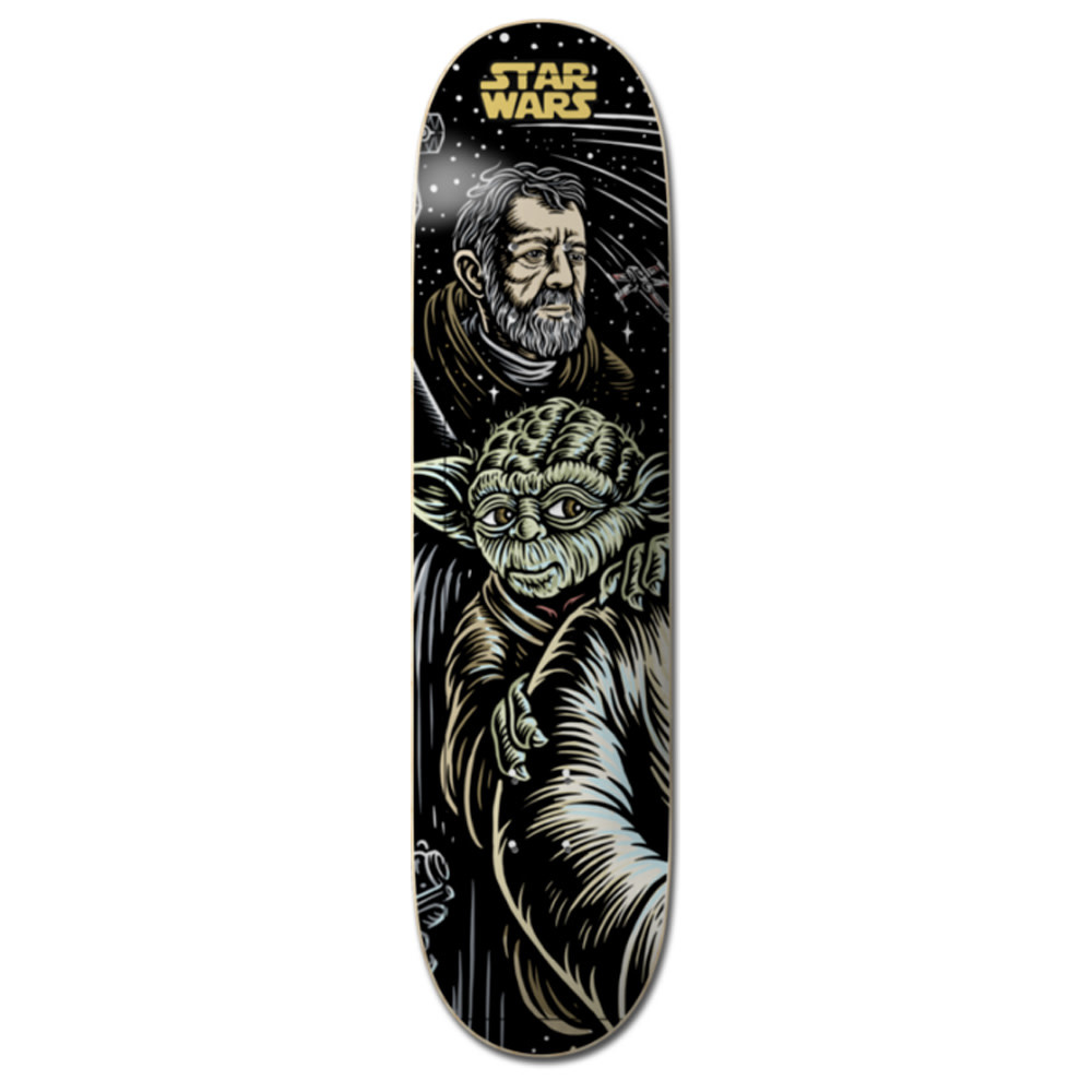 8" Star Wars Jedi Masters Skateboard Deck