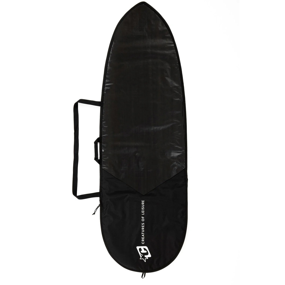 7'1" Fish Icon Lite Black/Silver Wide Surf Boardbag 2022