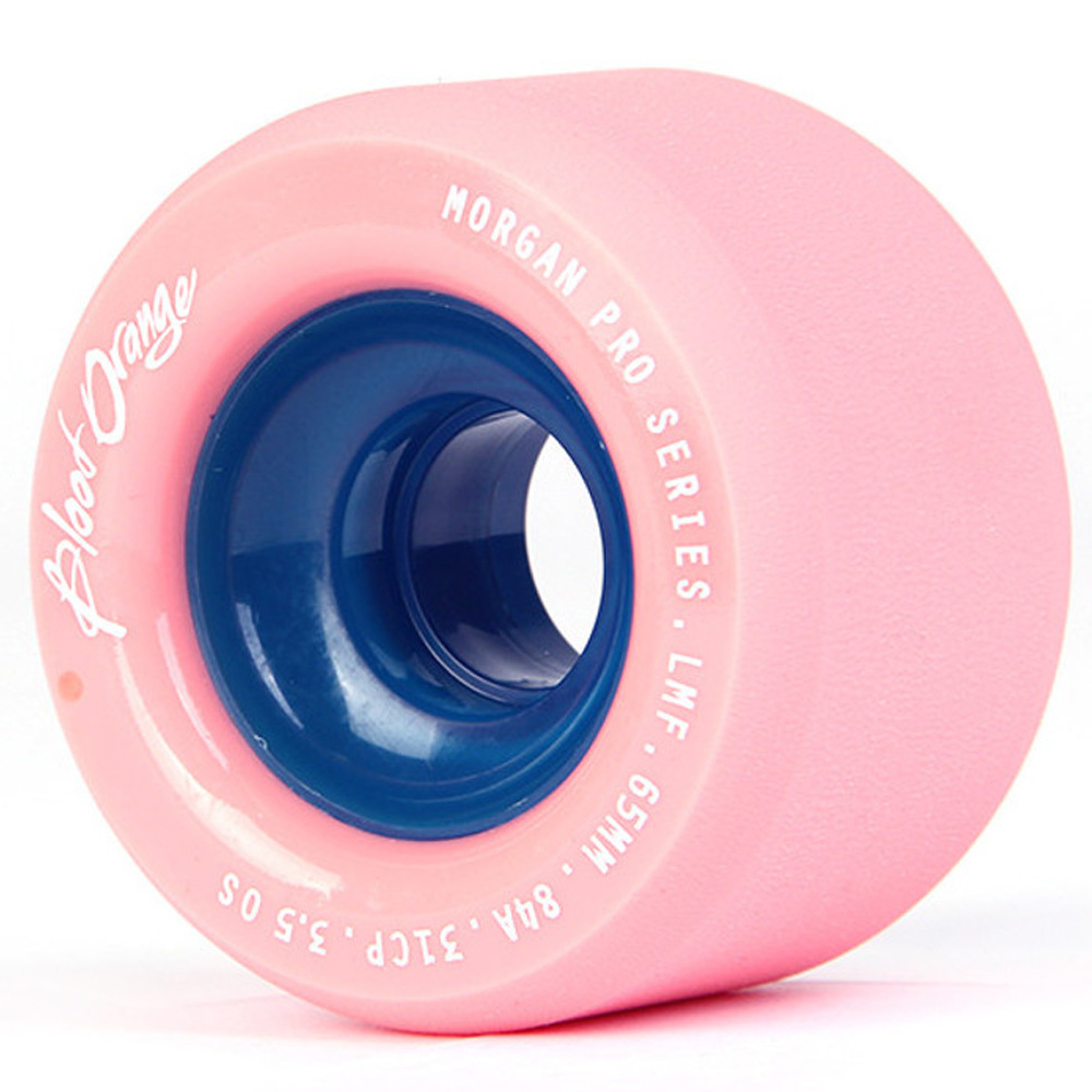 65mm Morgan Pro Pastel Pink Blue Longboard Wheels