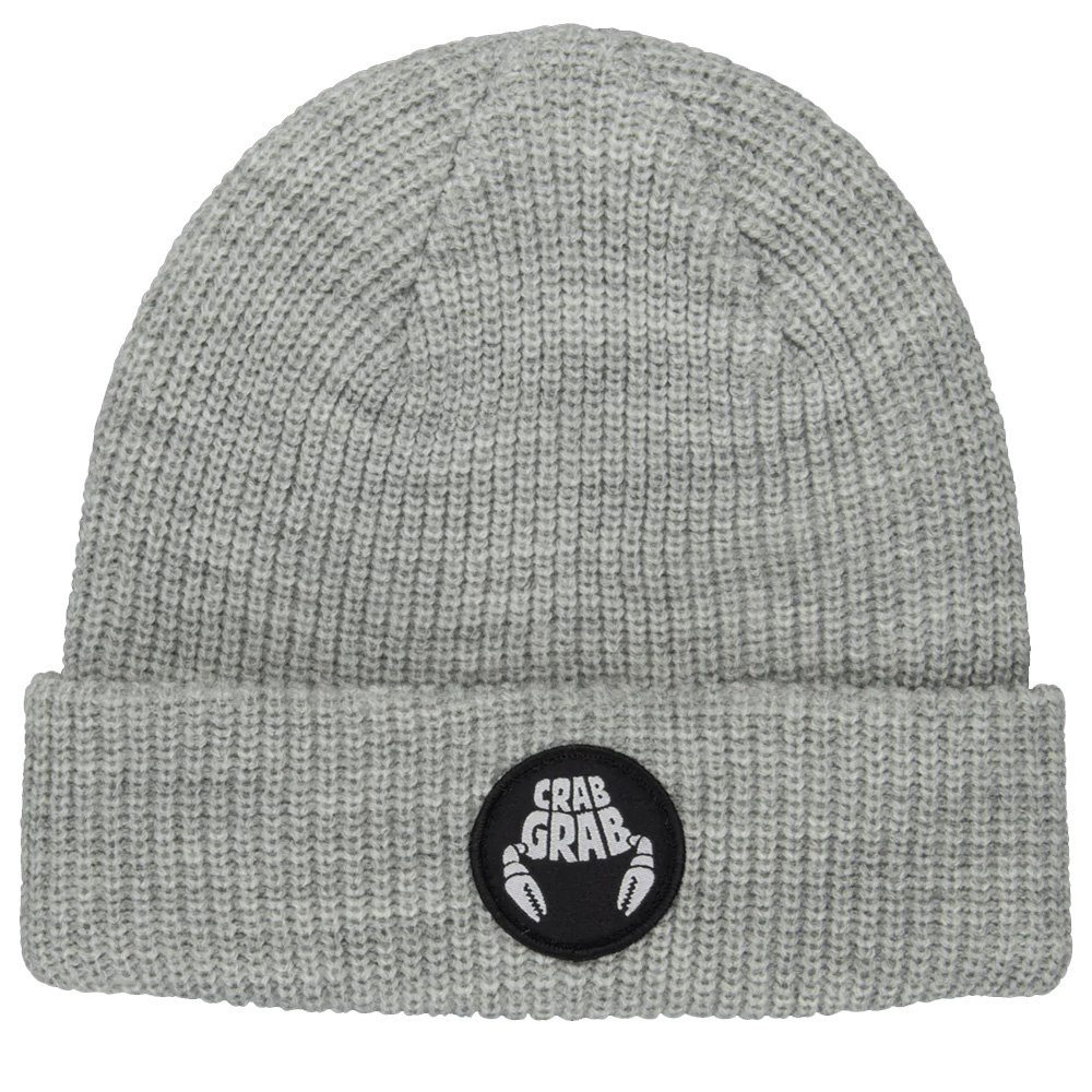 Circle Patch Heather Grey Beanie 2023