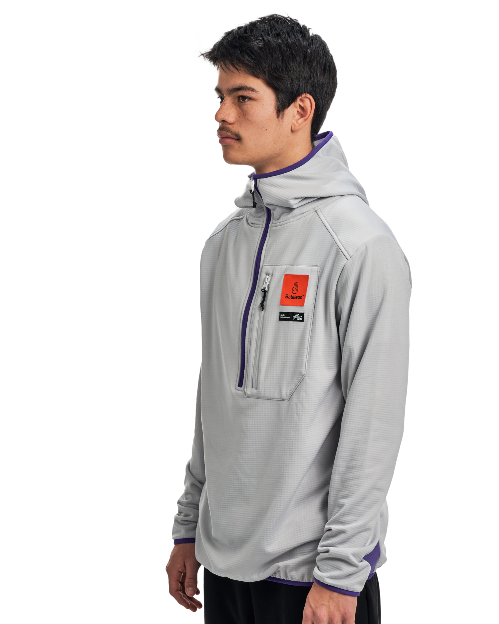 Base Snowboard Hoodie Grey 2023