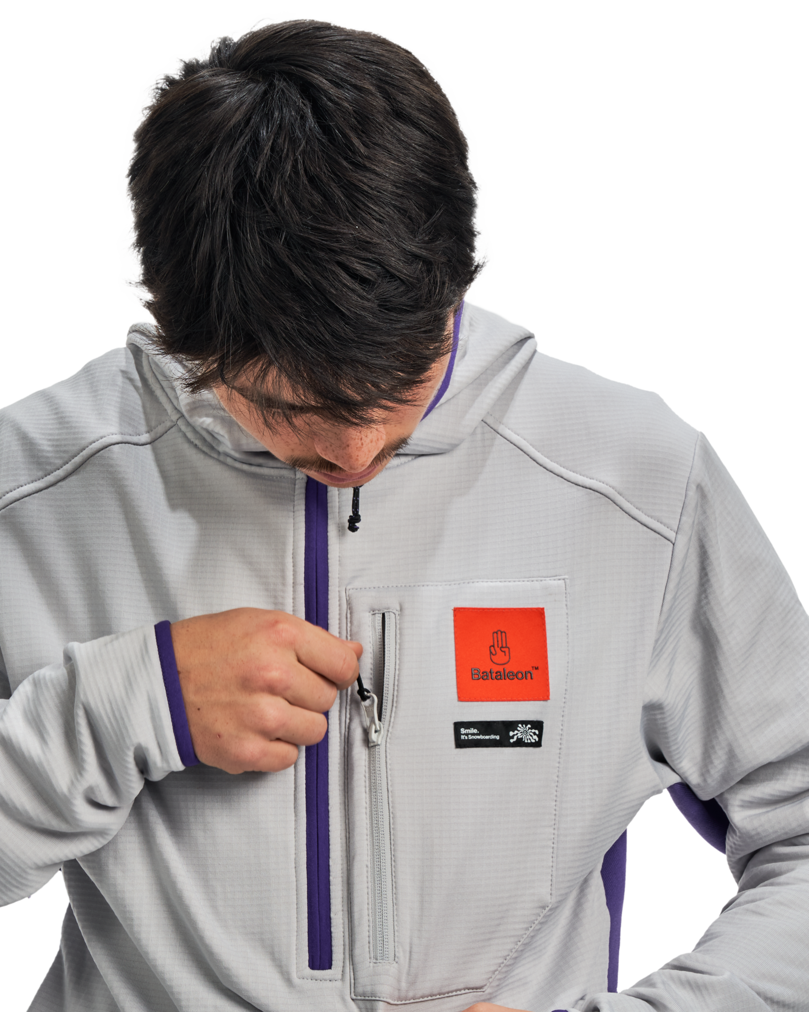 Base Snowboard Hoodie Grey 2023