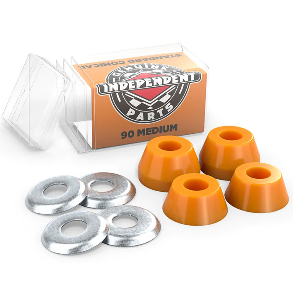 90A Medium Orange Standard Conical Skateboard Bushings