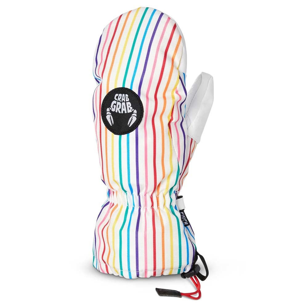 Cinch Youth Rainbow Stripes Snowboard Mitt 2023