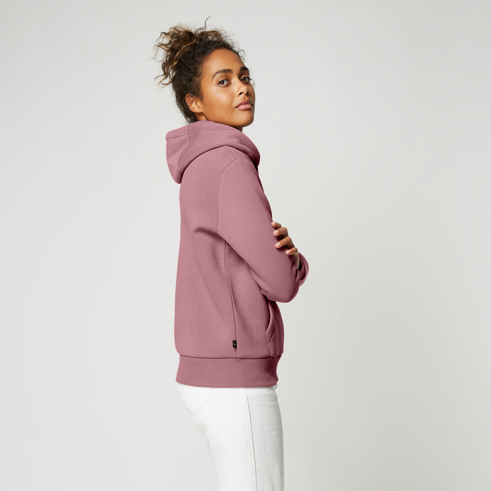 Brand Hoodie Sweat Women Dusty Pink FW22