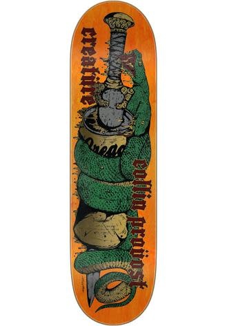 8.47" Provost Crusher Orange Skateboard Deck