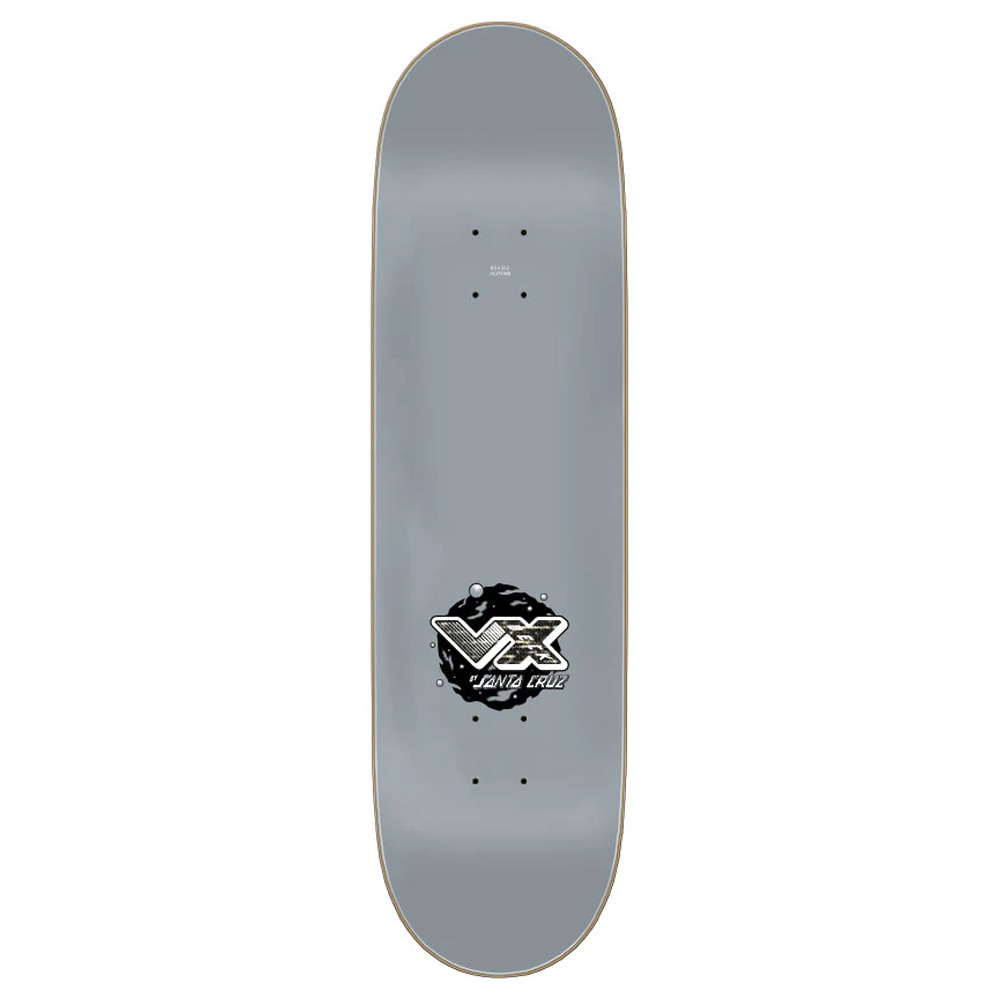 8.5" Wooten Ominous VX Darkgrey Skateboard Deck