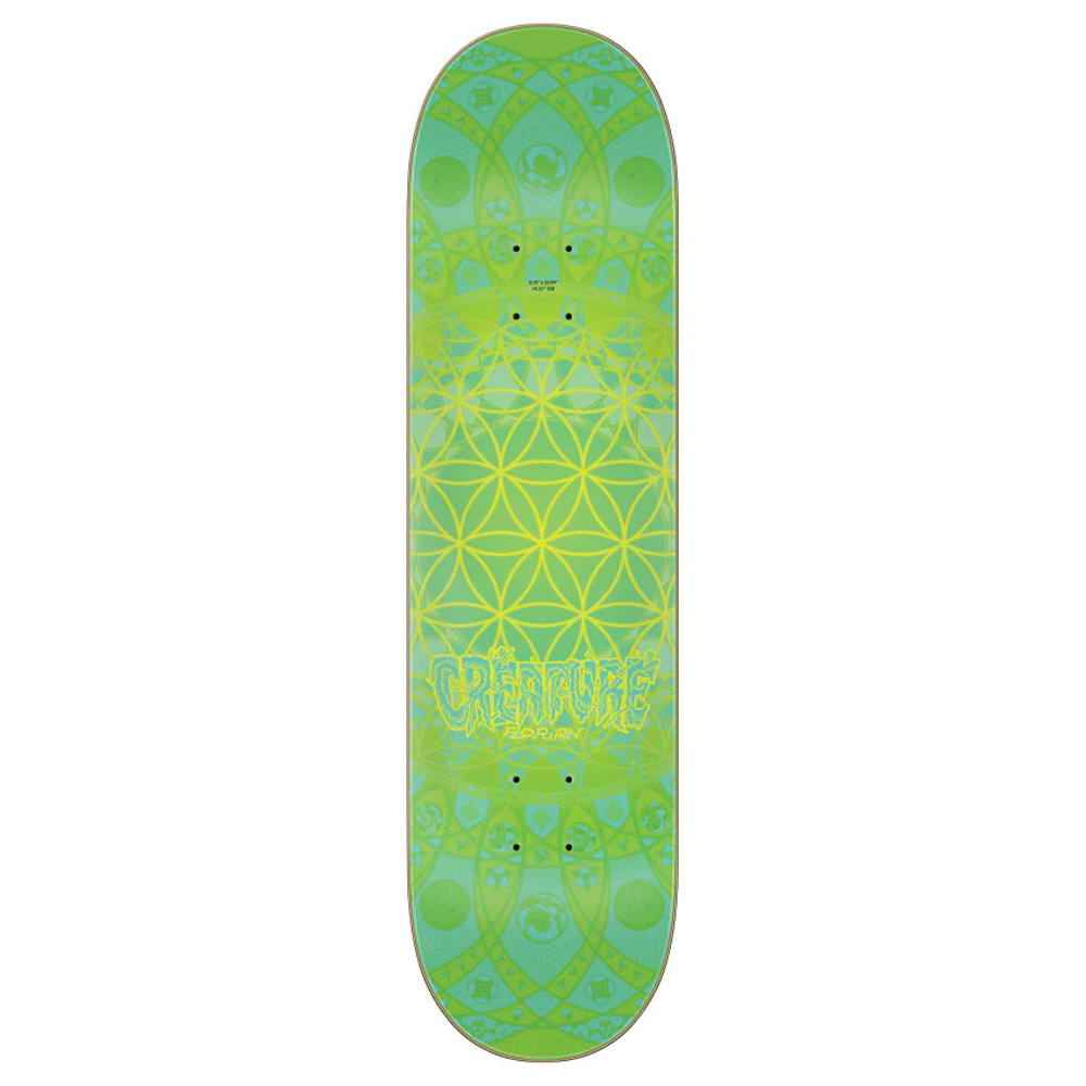 8.25" Lockwood Lost Soul Everslick Green Skateboard Deck