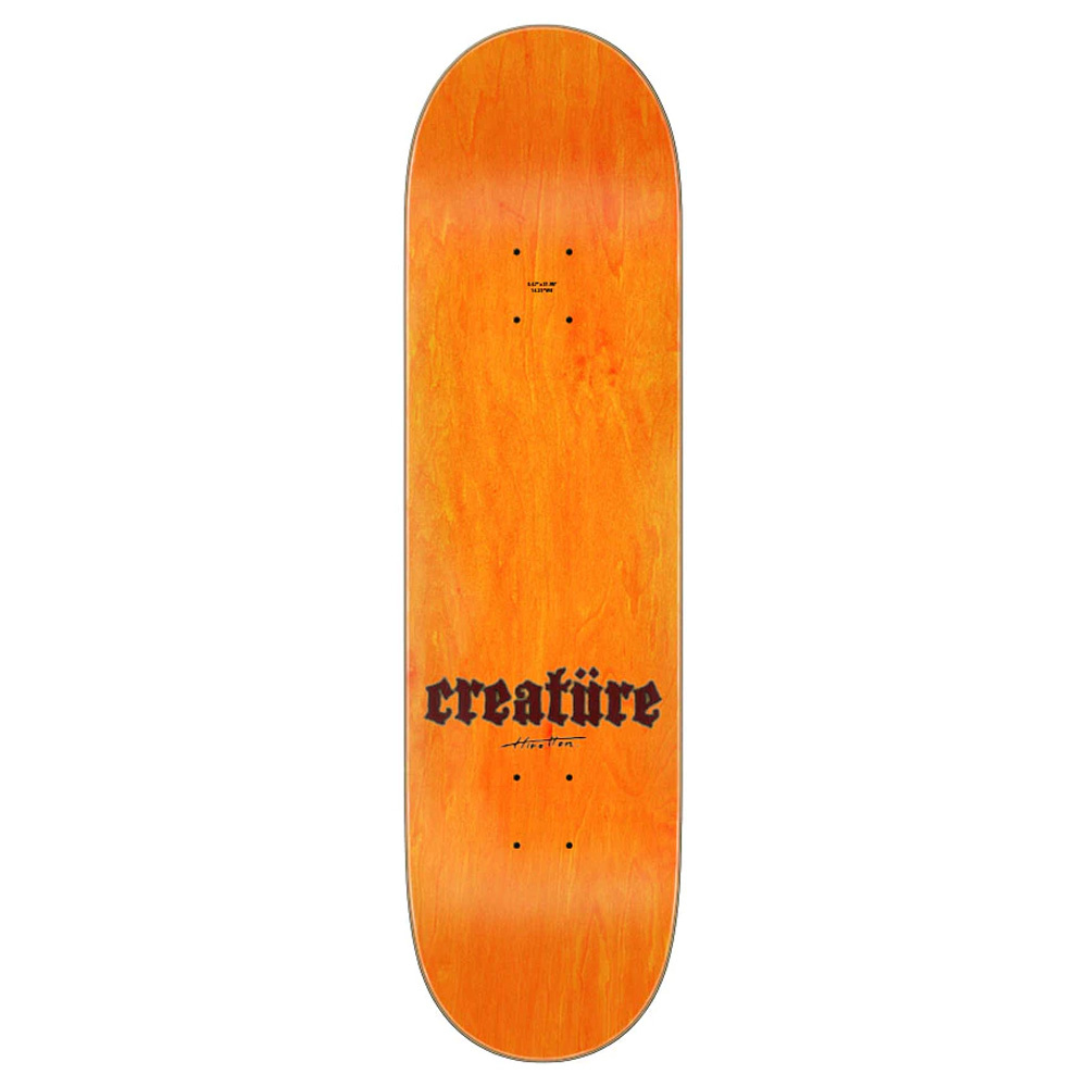 8.47" Provost Crusher Orange Skateboard Deck