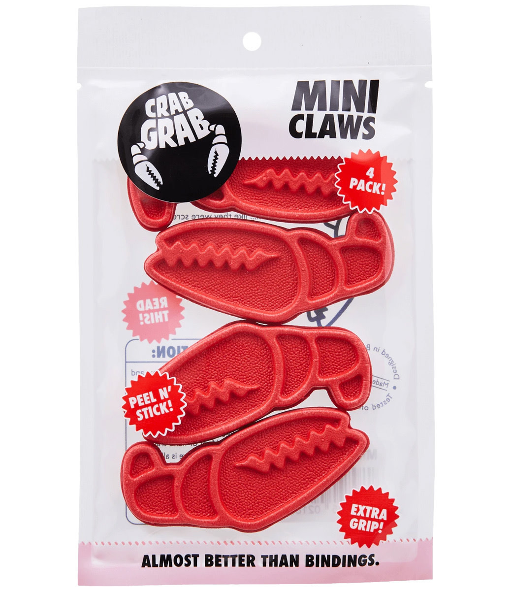 Mini Claws Red Snowboard Traction Pad 2023