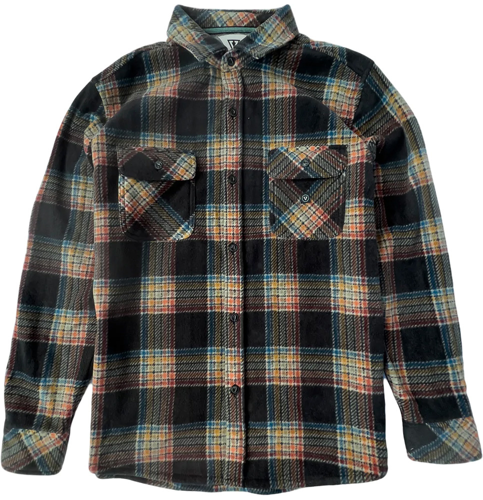 Eco-Zy LS Polar Flannel Shirt Black FW22