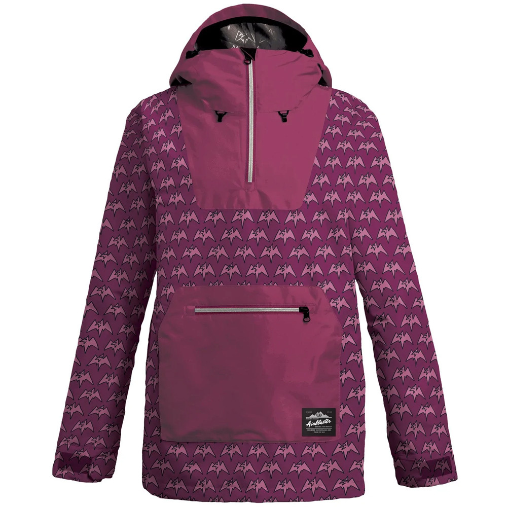 Freedom Pullover Magenta Terry Snowboard Jacket 2023 Wm West