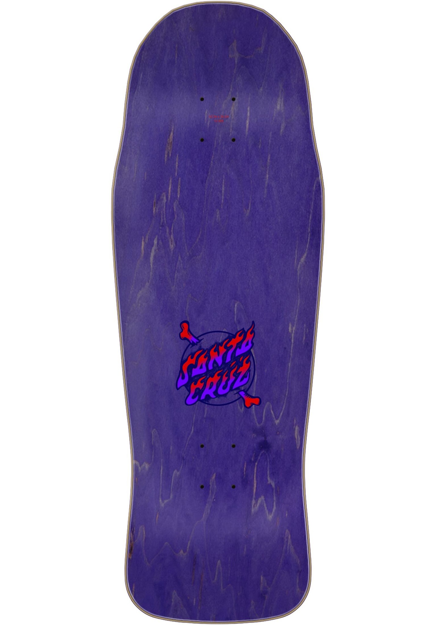 10" Winkowski Volcano Shaped Purple Skateboard Deck 2023