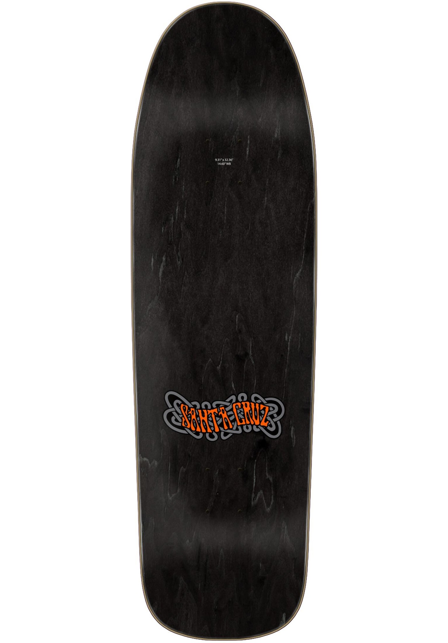 9.3" Dressen Rose Crew Shaped Black Skateboard Deck 2023
