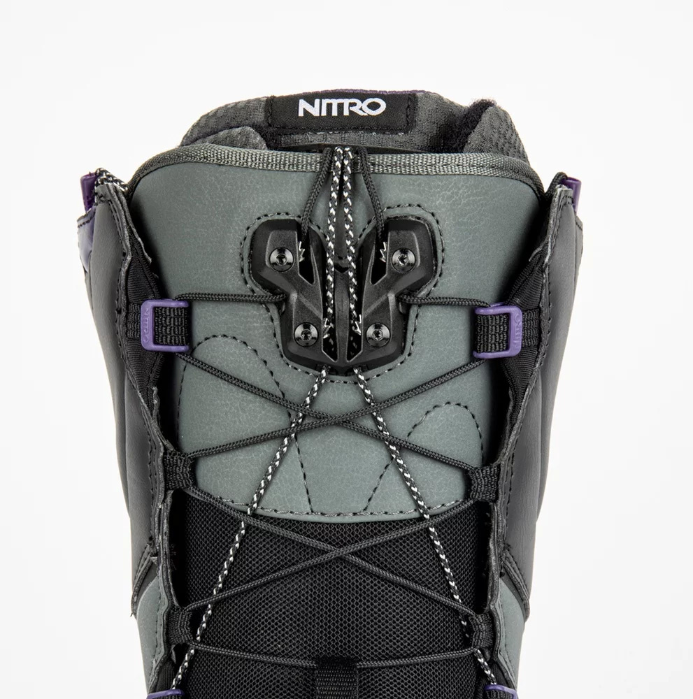 Cave TLS Step On Black Charcoal Snowboard Boots Wm 2023